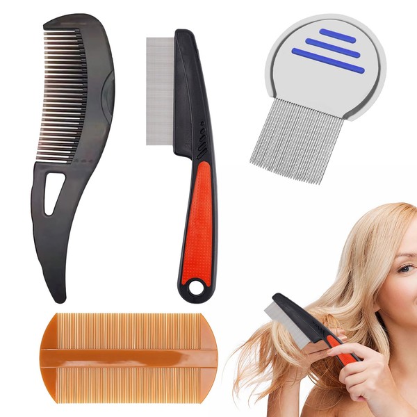 4 Pcs Dandruff Comb,Psoriasis Comb,Dandruff Removal Comb,Scalp Comb for Women
