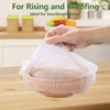 100 Pack Banneton Bread Proofing Basket Liner,21" Bread Bowls Liner