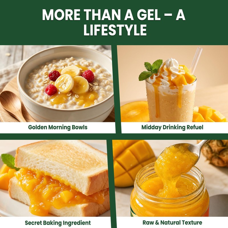 Sea Moss Gel, Mango Pineapple 18.5 oz, Superfood - 92