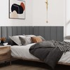 IFNOW Upholstered Wall Mounted Headboard, 3D Soundproof Wall Panels Peel
