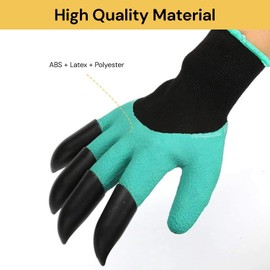 Spendeal Gardening Gloves with Claws 1 Pair For Men and Women Puncture Resistant Waterproof Garden Gloves Perfect for Gardeners Digging Weeding Seeding poking