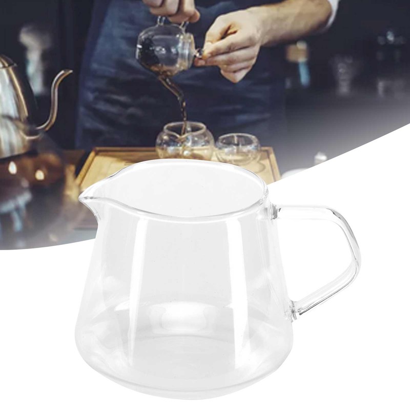 Transparent Cup High Borosilicate Glass Coffee Sharing Cup AntiScalding for