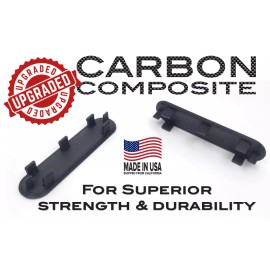 Corvette 97-04 C5 Corvette Door Panel Access Plug Cover Pair Carbon Composite 25506490869