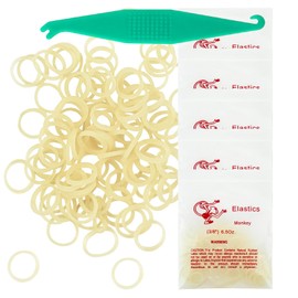 YYING Orthodontic Rubber Bands for Braces 3/8'' Heavy 6.5 oz, 500 Pcs Dental Intraoral Elastic Bands