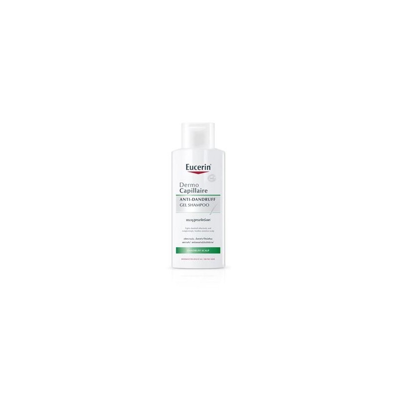 Eucerin Dermo Capillaire Anti-dandruff Gel Shampoo for Sensitive Greasy Scalp