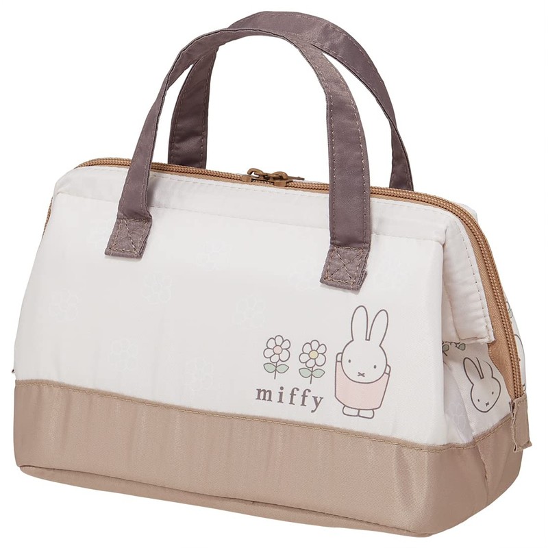 Skater Miffy 23 KGA1-A Insulated Lunch Bag with Clasp, Women’s