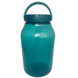 Tupperware to Go Big Boy 3.0 L with Fermentation Lid, Dark Green, Fermentation Container, Preserving, Preserving, Storage Container, Snack Container, Water Bottle, Milk Juice Bottle