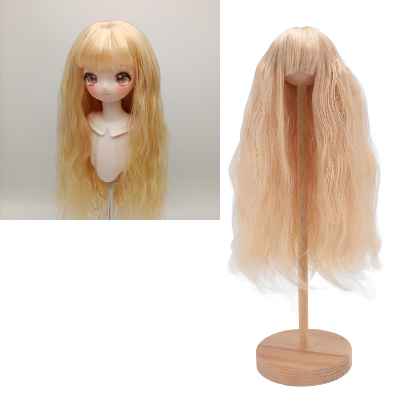 Doll Wavy Wigs Soft High Temperature Fiber Lightweight Doll Long