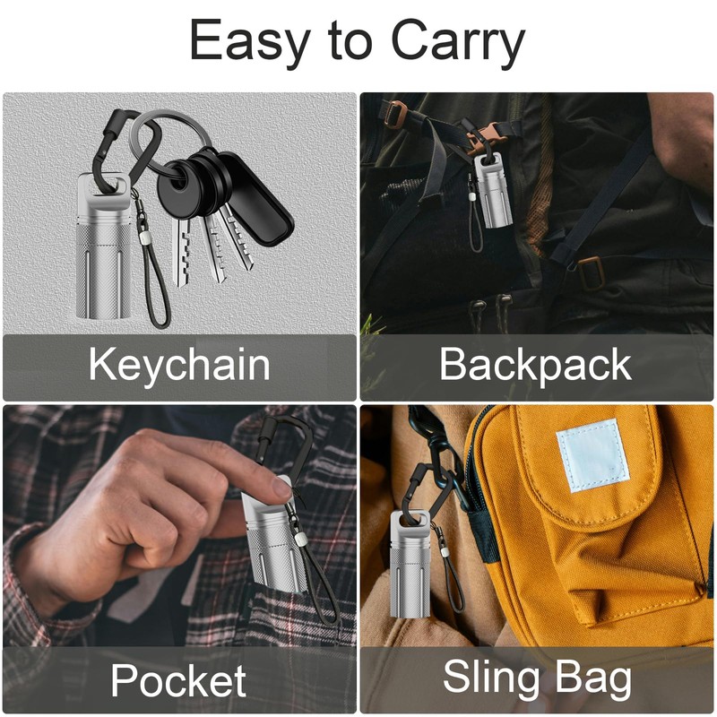 Upgrade Secure Portable Protector Case,Fully Compatible with YubiKey 5/5C NFC,Waterproof