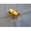 Dixon Valve BA74 Brass Hex Garden Hose Adapter 3/4" Male