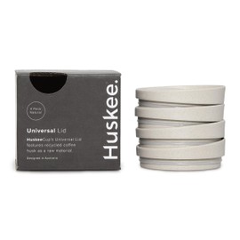 4 Pack Universal Lid Both Natural and Charcoal Colours Available.