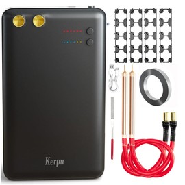 Spot Welder, Kerpu Mini Spot Welder, Portable Spot Welder Machine, Spot Welding Equipment Energy Storage 5000mAh for DIY 18650 Battery, Portable Battery Welder with Type-C Port (Black)