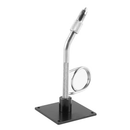 Gorise Portable Fly Tying Vise with Base Rotary C-Clamp Fish Tackle Kit Travel Alloy Fly Fishing Tackles Hook Binding Tool