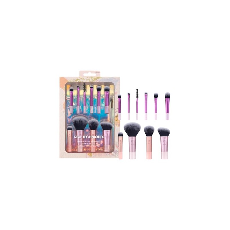 Travel Fantasy Mini Brush Kit by Real Techniques for Women