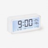 JAJU [JAJU] Large LCD Desk Clock with Temperature and Humidity