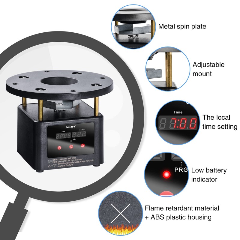Automatic Chicken Feeder Timer, Briidea Poultry Feeder Motor and Timer