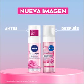 NIVEA Agua de Rosas Espuma Limpiadora (150 ml) - Tecnología Micelar para una Limpieza Profunda e Hidratación - Desmaquillante Ideal para Todo Tipo de Piel