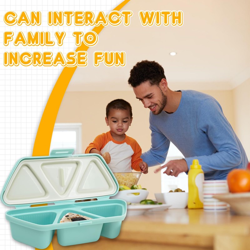 HIBILDER 6 in 1 Onigiri Mold Triangle Sushi Mold Once
