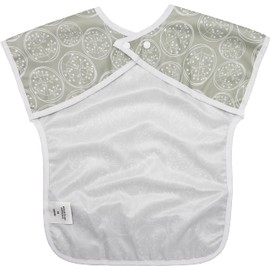 ZENBÉBÉ Baby Bib for Boys & Girls - Colorful Waterproof Leak Proof Toddler Short Sleeve Smock - 1-3 years (Germer)