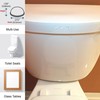 Clear Soft Close Drawer Cabinet Door Bumpers - 9.5mm x