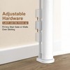 Miumoon 200 inch Retractable Baby Gates 37 inch Tall, Retractable