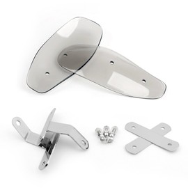 Areyourshop Motorcycle Hand Guard Cold Wind Deflector Shield For Harley Touring Honda Clear