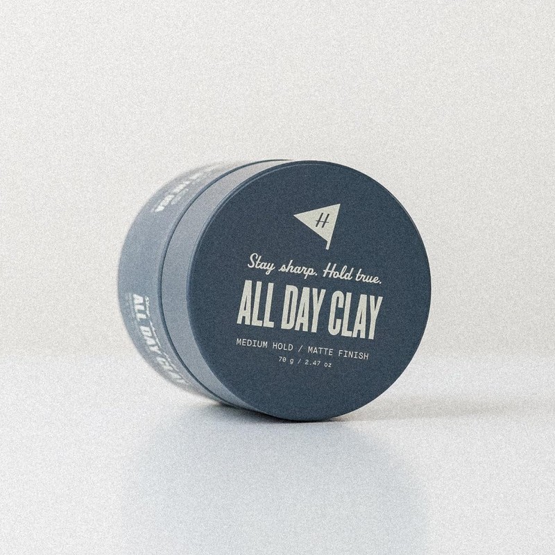 Hitch All Day Clay Medium Hold Matte Finish Pomade for