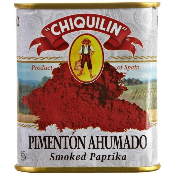 Smoked Paprika Chiquilin Tin 2.64 Oz (2 Pack) Pimenton Ahumado Spain Rich Smokey Flavor
