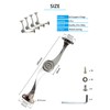 AeKeatDa 4 PCS Heavy Duty Lid Stay Hinges Folding Lid