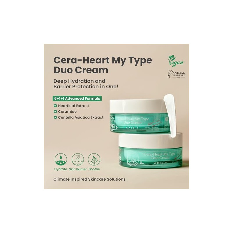 AXIS-Y - Cera-heart my type duo cream - hidratante facial