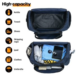 Uarition Mens 55L Gym Bag Large Sports Duffle Bags Lightweight Overnight Bags for Travel Camping