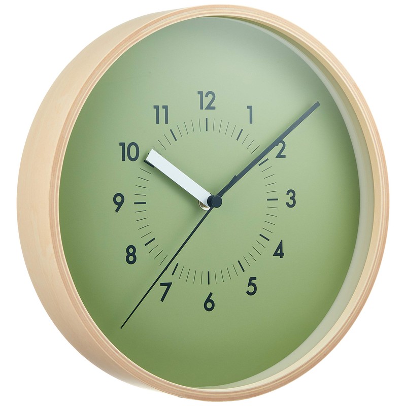 Remnos AWA13-06 GN Lemnos Wall Clock, Analog, General Quartz Watch,