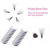 FADLASH Fan Eyelashes, 12D Eyelashes, 0.05 mm, D Curl, 8-14