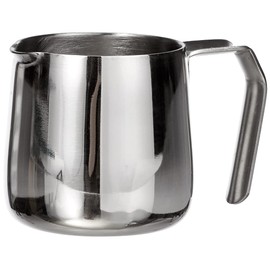 Cilio 0000201383 Latte Macchiato Kännchen, Edelstahl, silber, 6,4 x 7,4 x 7,6 cm
