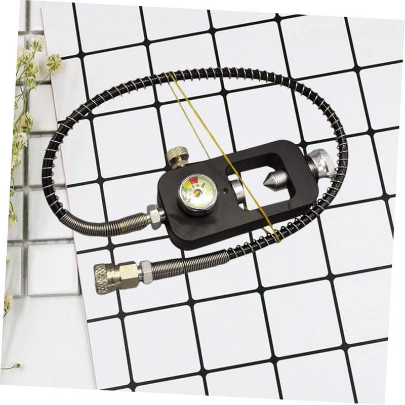 KOMBIUDA Diving Oxygen Bottle Inflation Valve Adapter Charge Valve for
