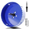 Luomorgo 110mm/4.33 inch Hole Saw, 1 1/4 inch Cutting Depth