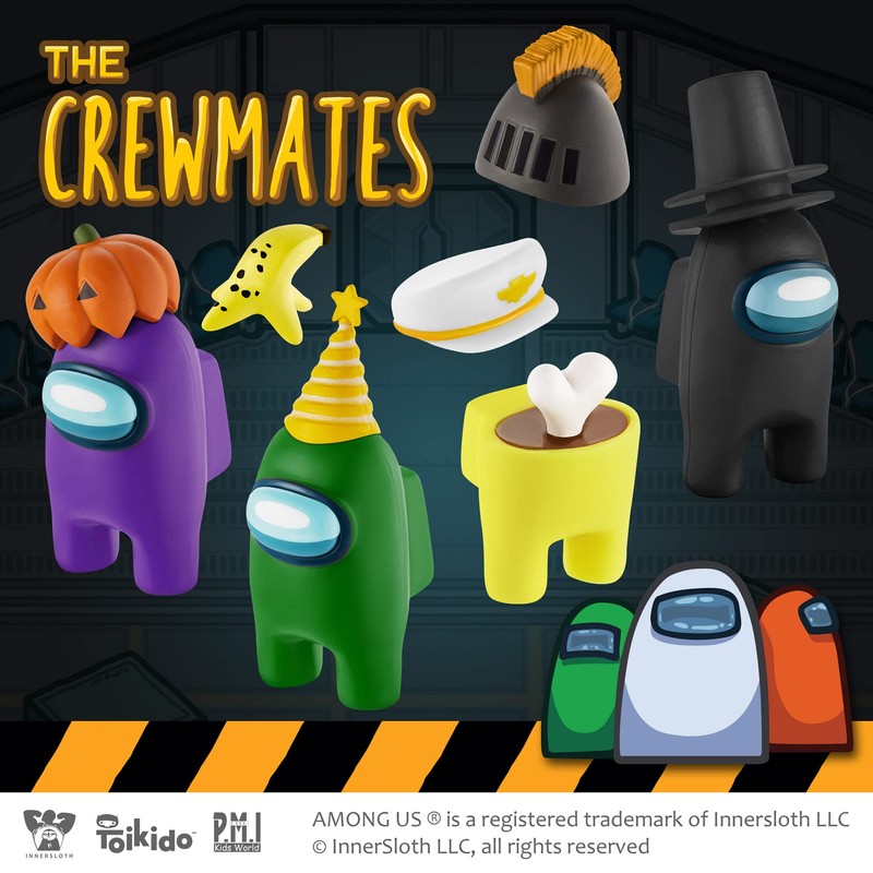 Among Us Crewmate Figures 8 Pack Deluxe Box (S2)