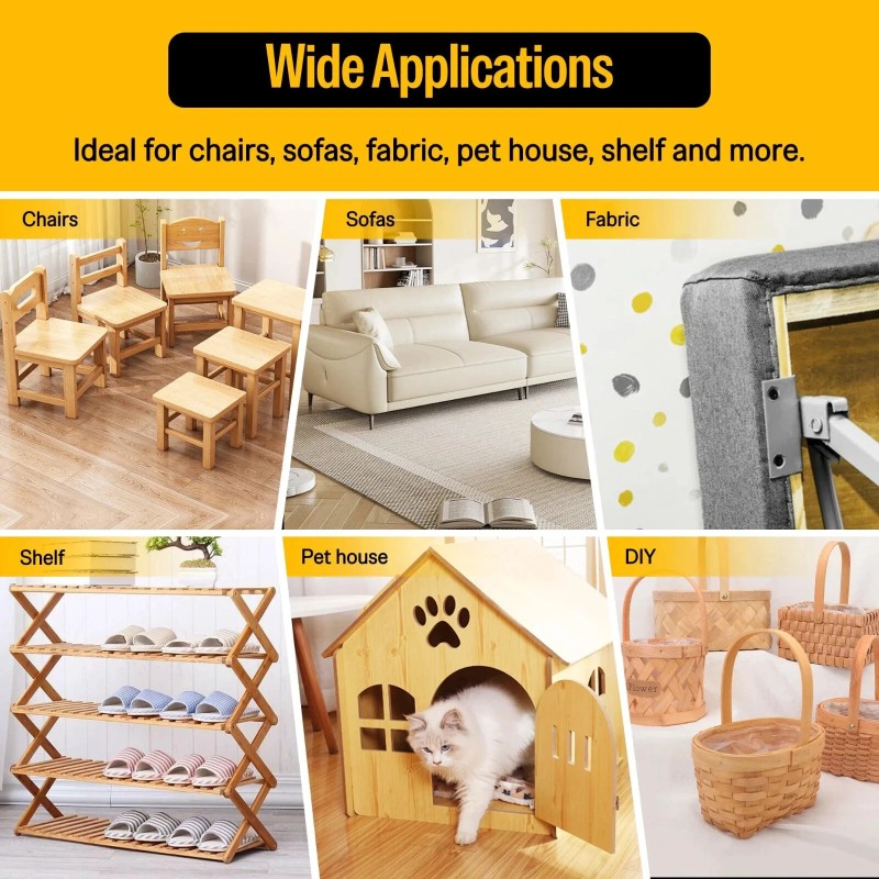 meite Pneumatic Upholstery Stapler With Safety Trigger Fine Wire Stapler