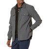 Unionbay Men's UB Tech Snap Front Performance Shirt Jacket, Charcoal
