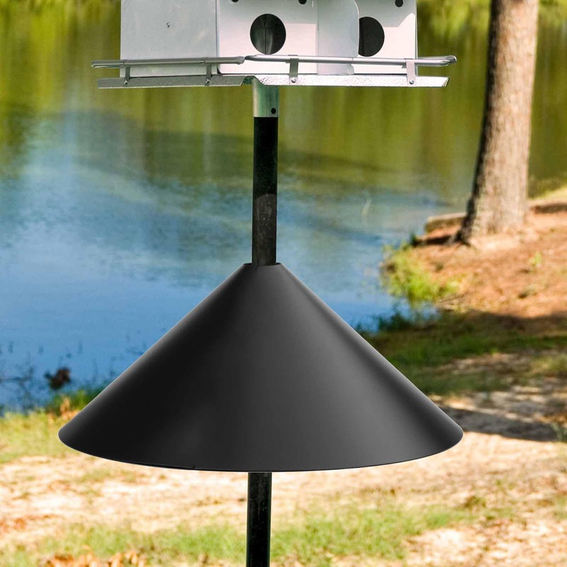NOENNULL Squirrel Guard - Wrap Around Squirrel Baffle Protects Bird