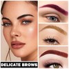 Pomada para Cejas Eyebrow Pomade Gel, Waterproof Long-Lasting, Green