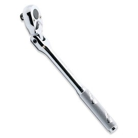 Yamashita Industrial Research Laboratory Koken 1/4 (6.35 mm) SQ. Oscillating Ratchet Handle (Knurling Grip), Total Length: 6.3 inches (161 mm) 2774N