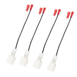 4 Pack 72-7303 Car Door Front Dash Speaker Wire Harness Adapter Connector for Kia Optima Rio Soul Forte 2014-2020,for Hyundai Veloster Genesis Accent Azera Tucson 2005-2020 Speakers Wiring Harness