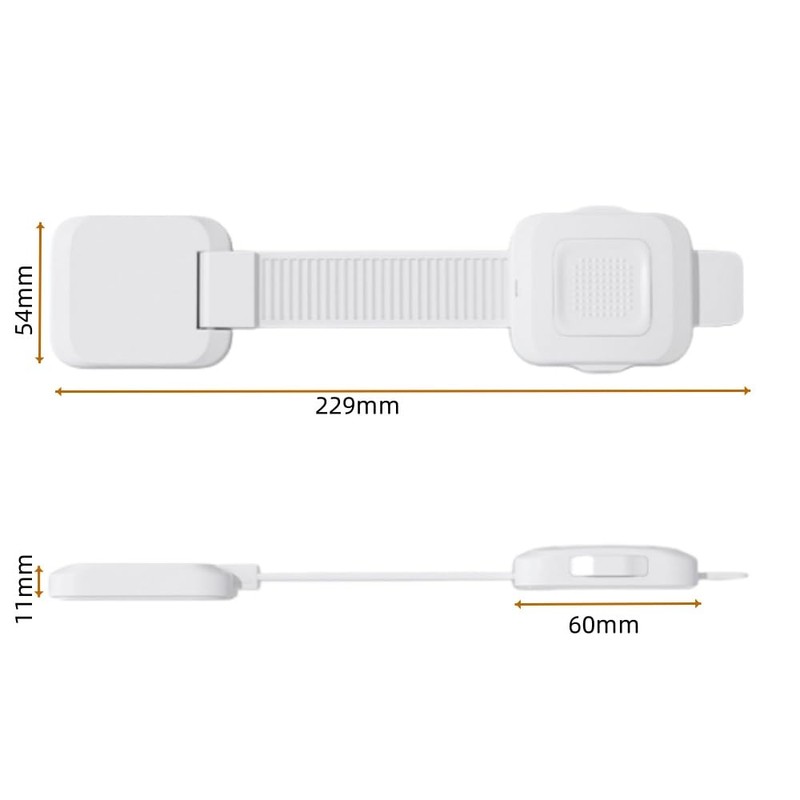 Loopunk Fall Prevention, Fixed Lock, No Holes, Adjustable Length Set,