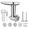 Unbranded Set Upgrage Stainless Steel Food Meat Grinder Attachment For