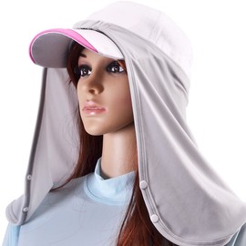 Polyester Cooling Head Cover Breathable Sun UV Protection Neck Cover for Outdoor Sports Light Gray