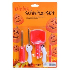 Iden Berlin 4002372828028 Pumpkin Carving Set 5-Piece