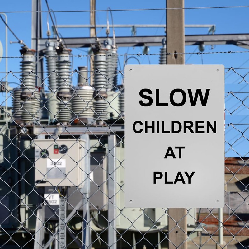 Slow Children At Play Sign, 8.5 x 11 in" OSHA