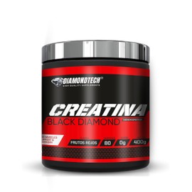 Creatina Monohidratada Black Diamond 400grs 80servicios Frutos rojos                                                                                  