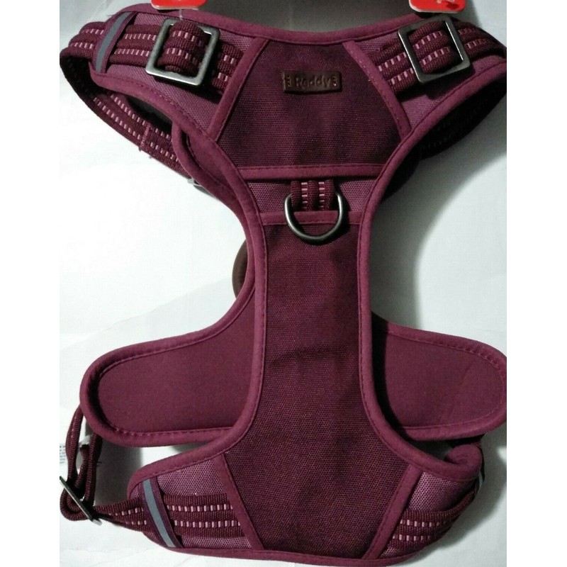 Reddy Burgundy Canvas Dog Harness, Medium By: Reddy